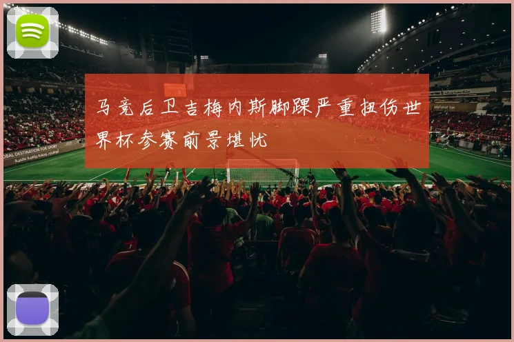 马竞后卫吉梅内斯脚踝严重扭伤世界杯参赛前景堪忧